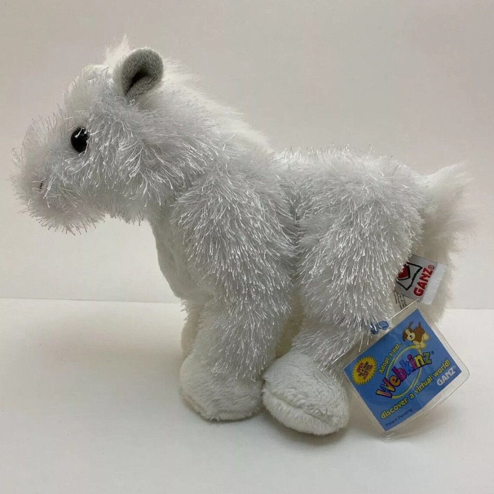 American Albino Webkinz NWT with Sealed Code